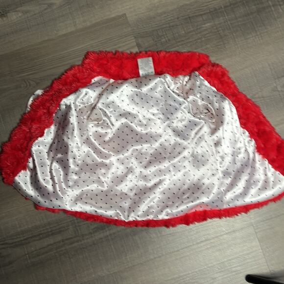 Disney Minnie Red Furry Buttoned Furry Jacket Size 18 Months - Picture 3 of 7